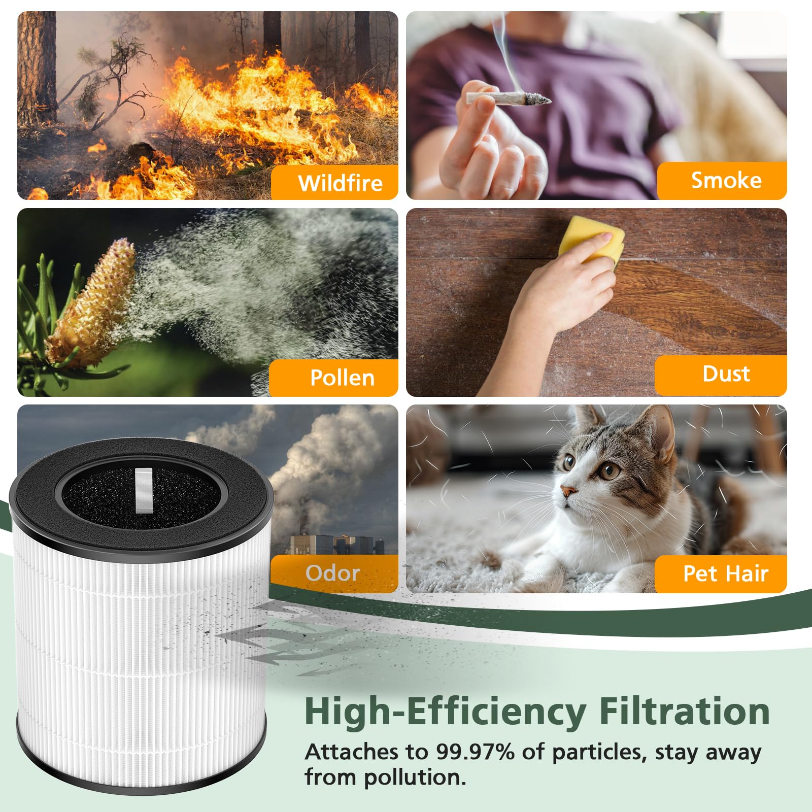 isinlive filtro FSC de papel certificado para purificadores.