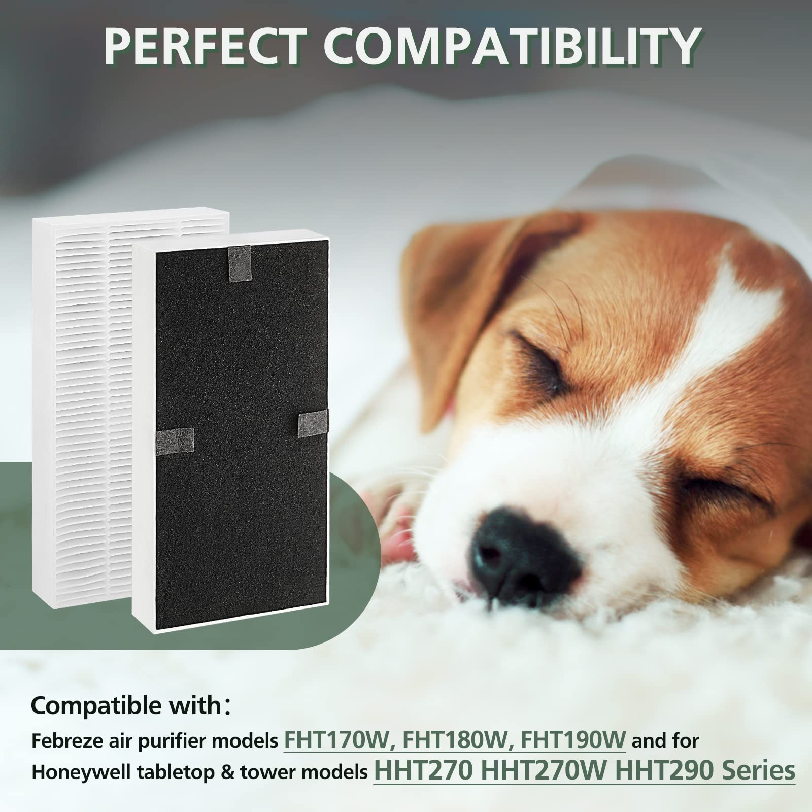 isinlive filtro hfr201b honeywell compatible con modelos HHT270 y HHT290