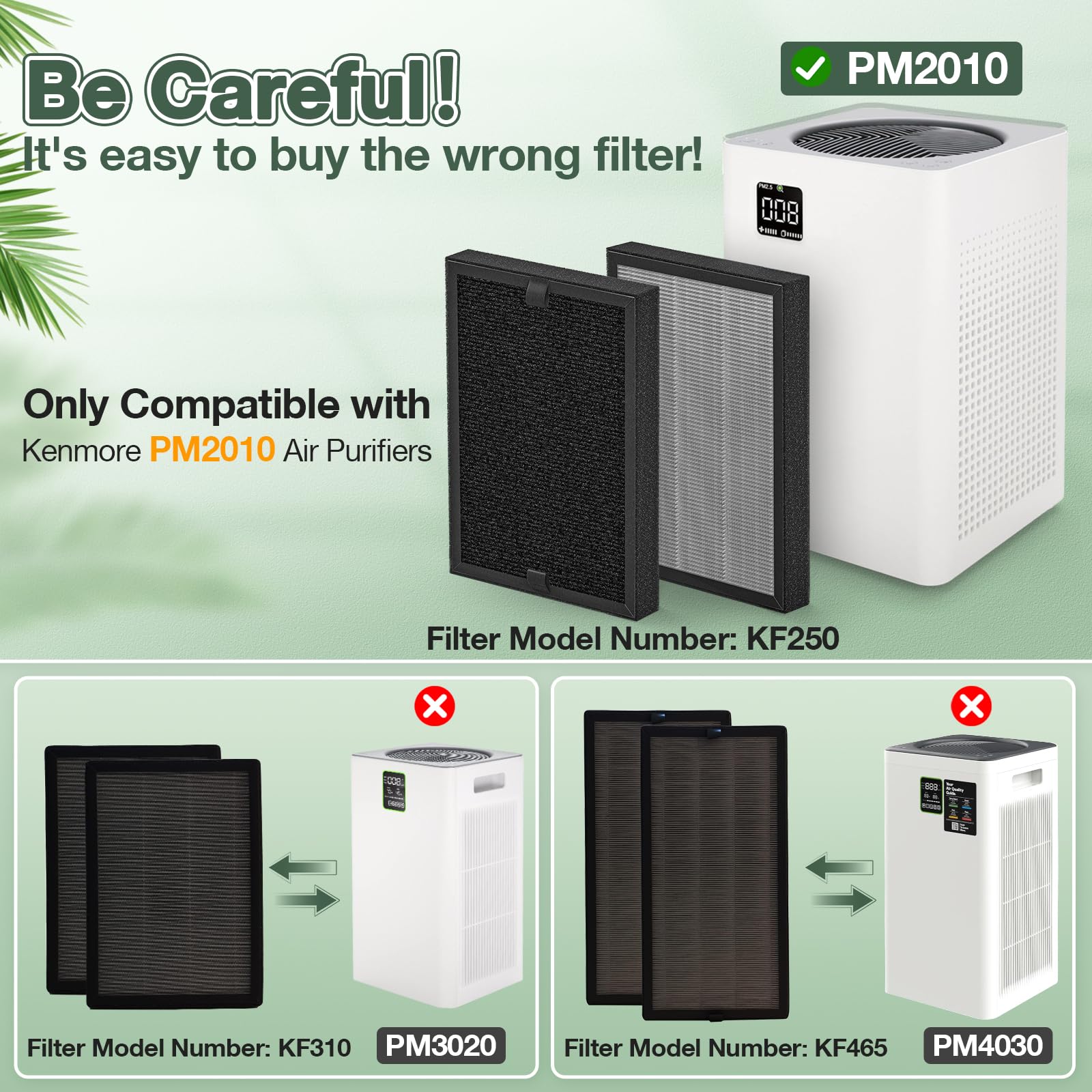 isinlive KF250: pre-filtro para capturar partículas grandes.