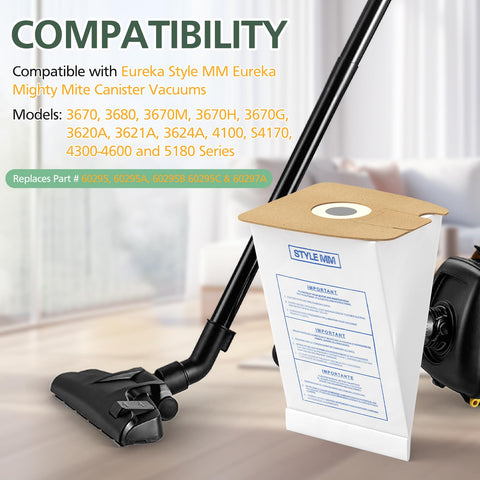 Bolsas de doble capa para Style MM, protección contra polvo y alérgenos.