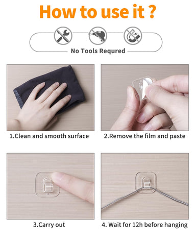 ispneay sujeción sin perforación para dormitorios: instalación rápida sin herramientas.