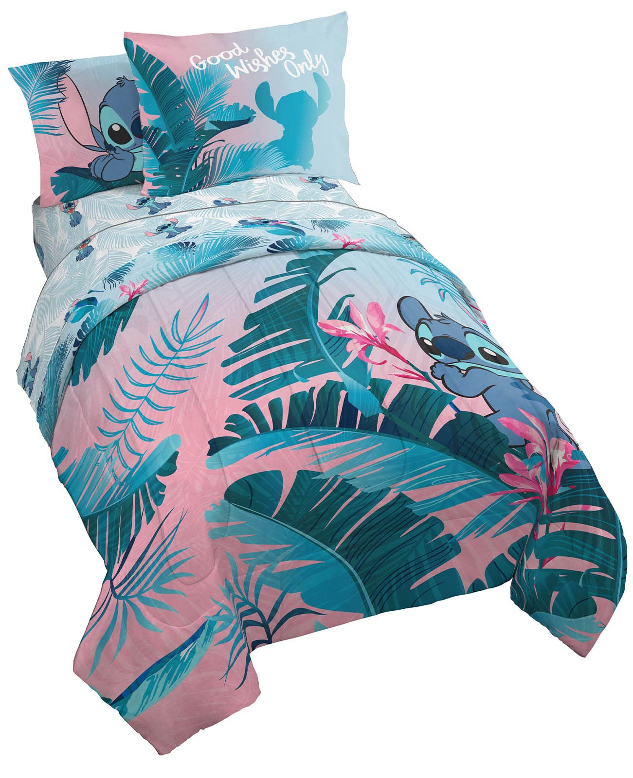 Jay Franco Lilo y Stitch colcha reversible ideal para decorar y confort nocturno