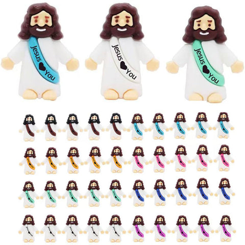 Figuras de Jesús miniatura para Pascua, decoración y recuerdos