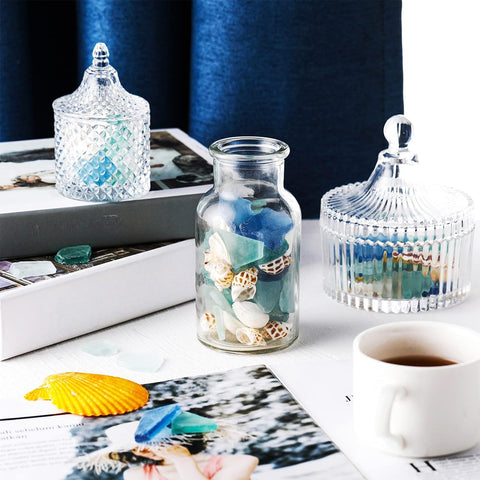 Jetec hogar decoración vidrio mar, añade brillo suave a cualquier rincón.