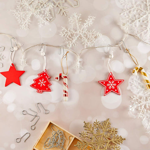 Jetec paquete de 60 ganchos cromados, práctico para reemplazos.