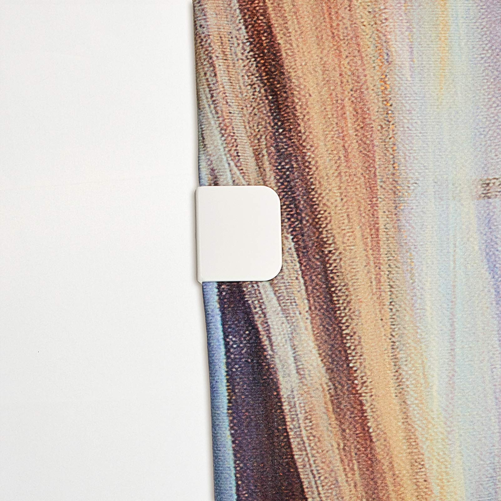 Jetec sistema de fijación para cortina de ducha, blanco y funcional.