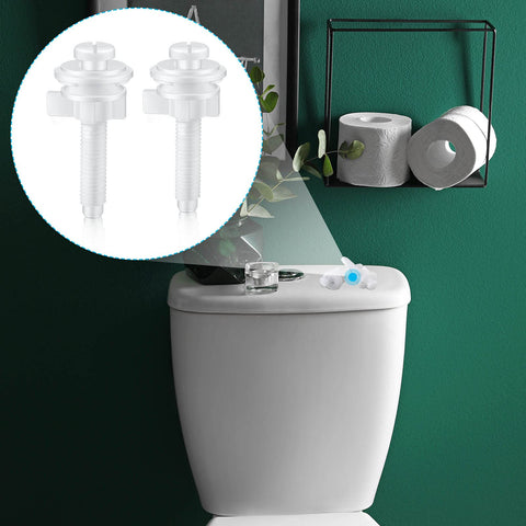 Jetec tuercas plásticas para asiento de inodoro, fijación estable.