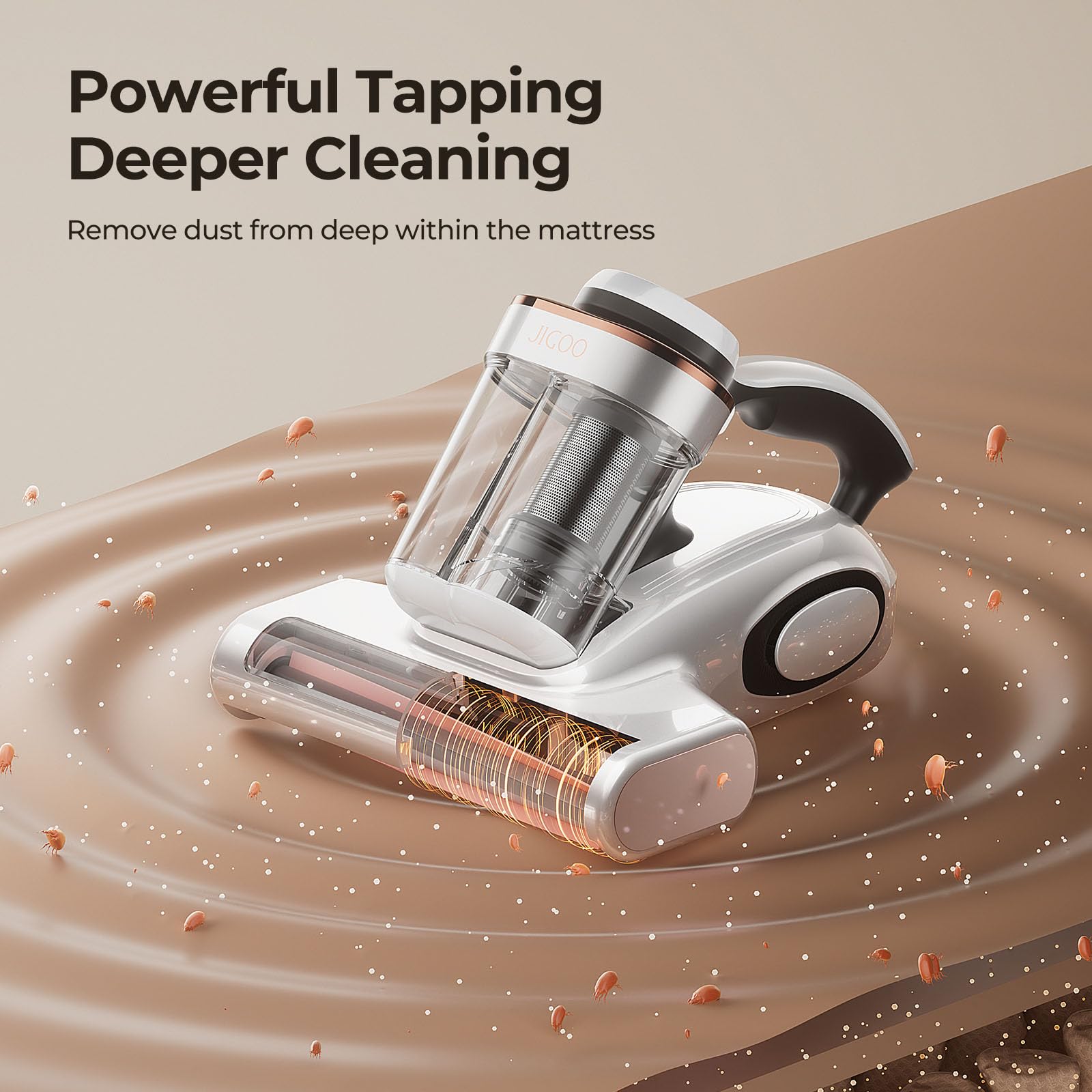 Cable de 5 m para limpiar áreas grandes sin cambiar de enchufe.