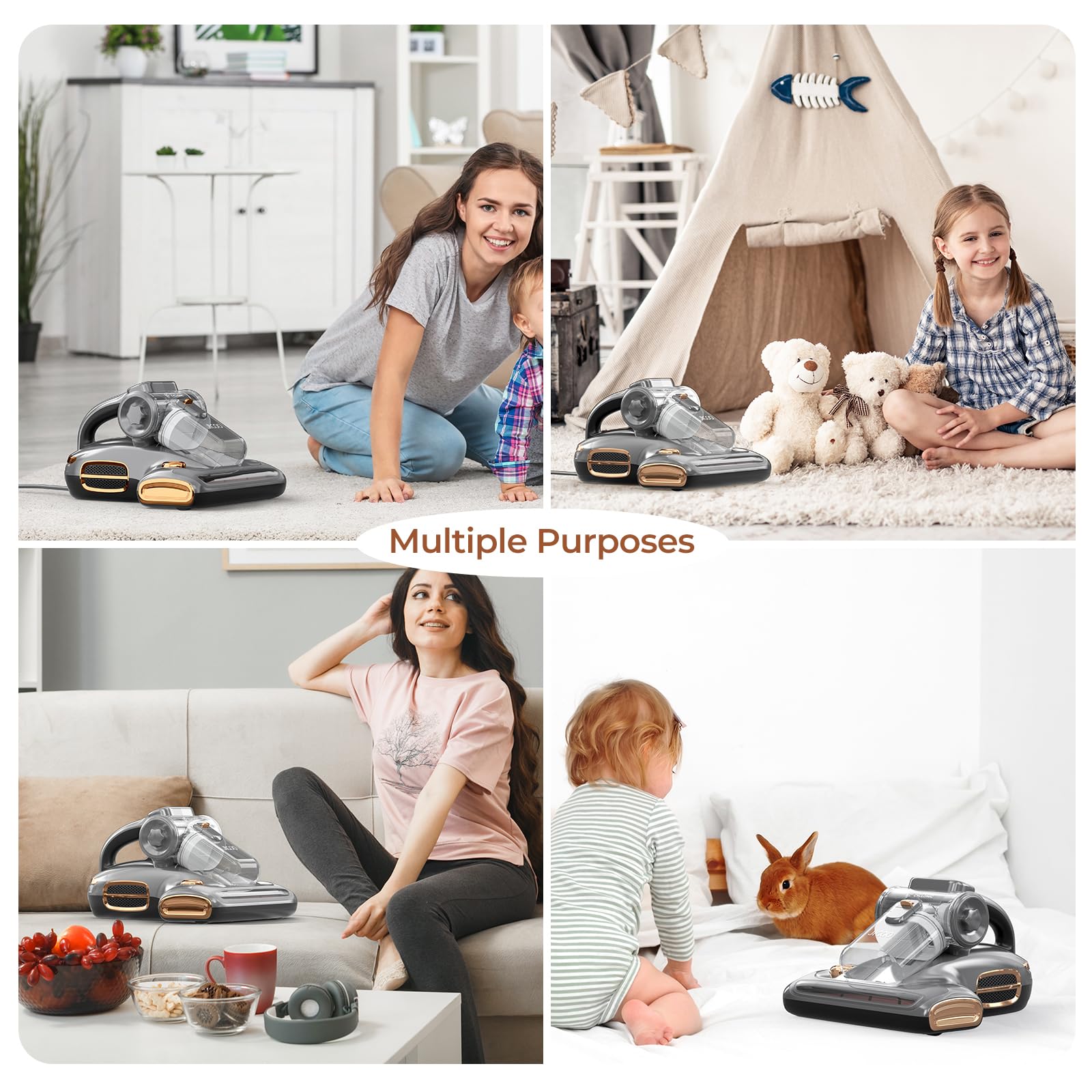 Pantalla inteligente y modos automaticos para adaptar la limpieza.