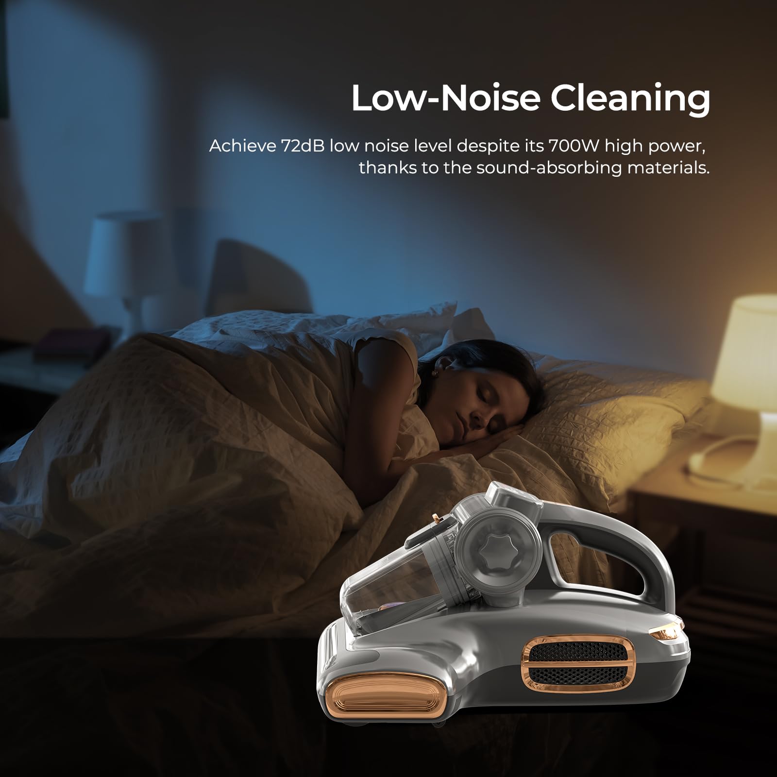 Reduccion de ruido del flujo de aire para uso nocturno.