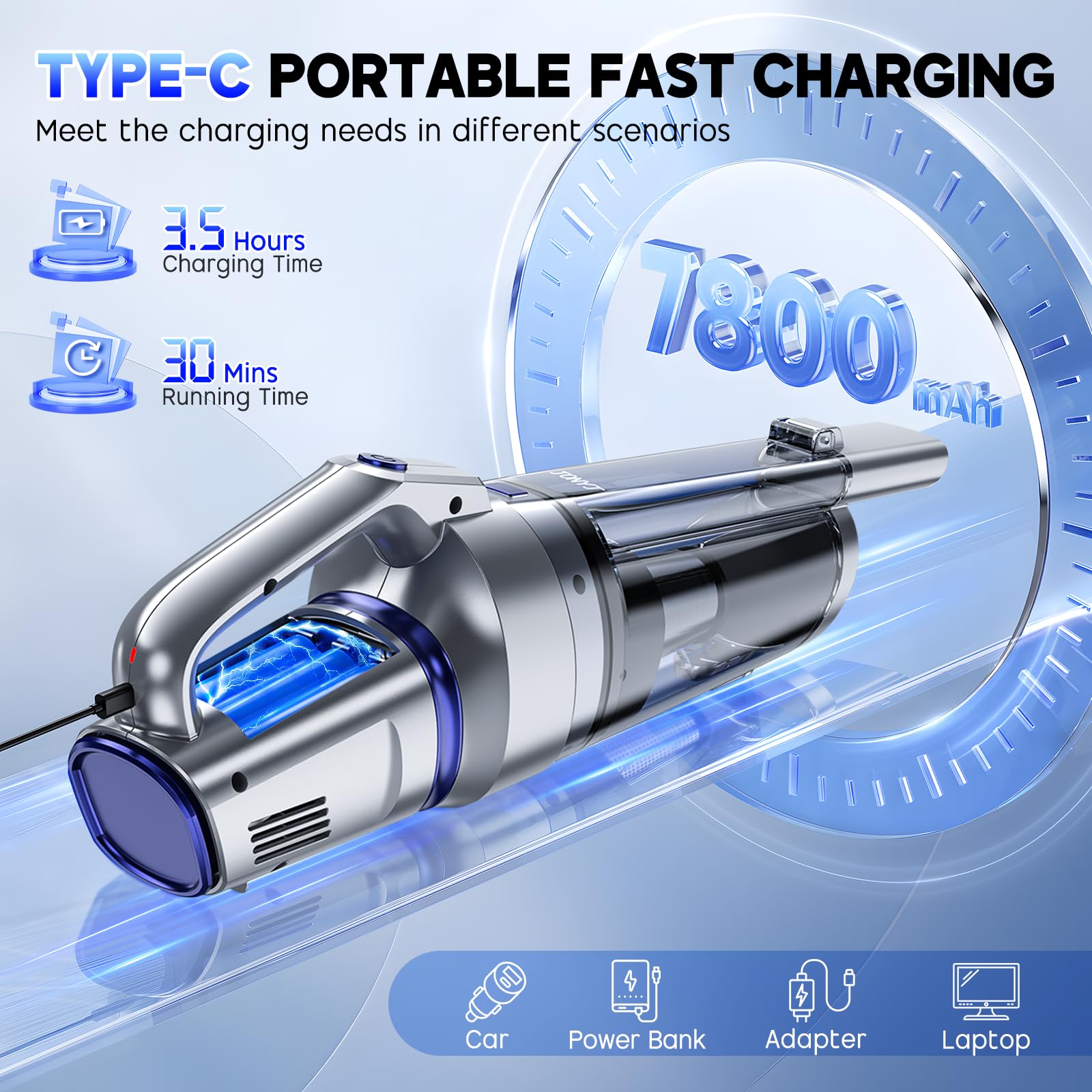 Manguera extendida de JONYJ para espacios detrás de muebles