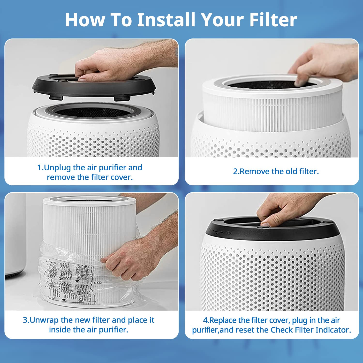 JORAIR Core 400S instalación fácil para reemplazo rápido