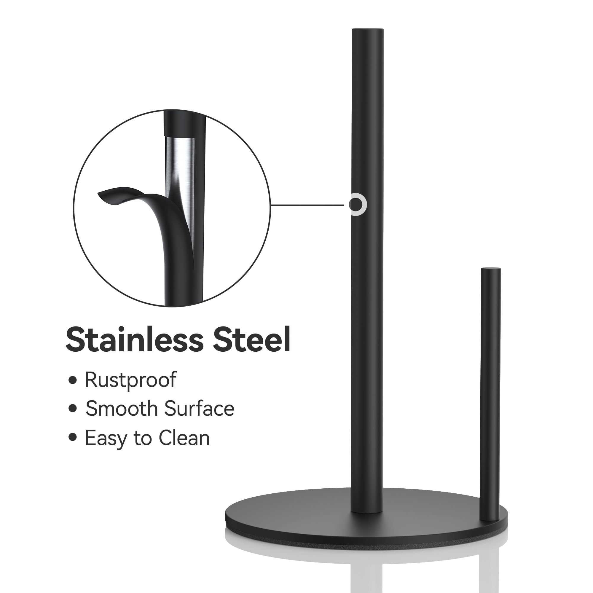 Josmimic mango de acceso fácil para cambiar rollos con una sola mano