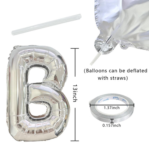 Detalles de los globos y el kit de inflado de K.E.J. para facilitar la instalación.