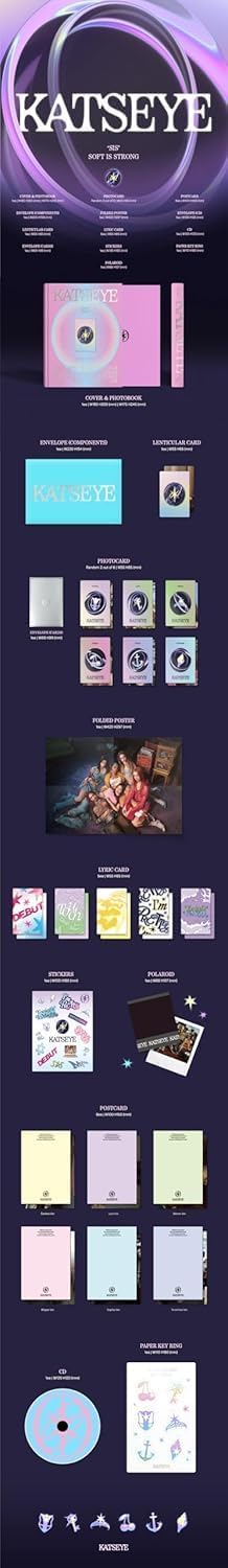 KATSEYE SIS Soft Strong, carátula CD, colección musical lista para disfrutar.