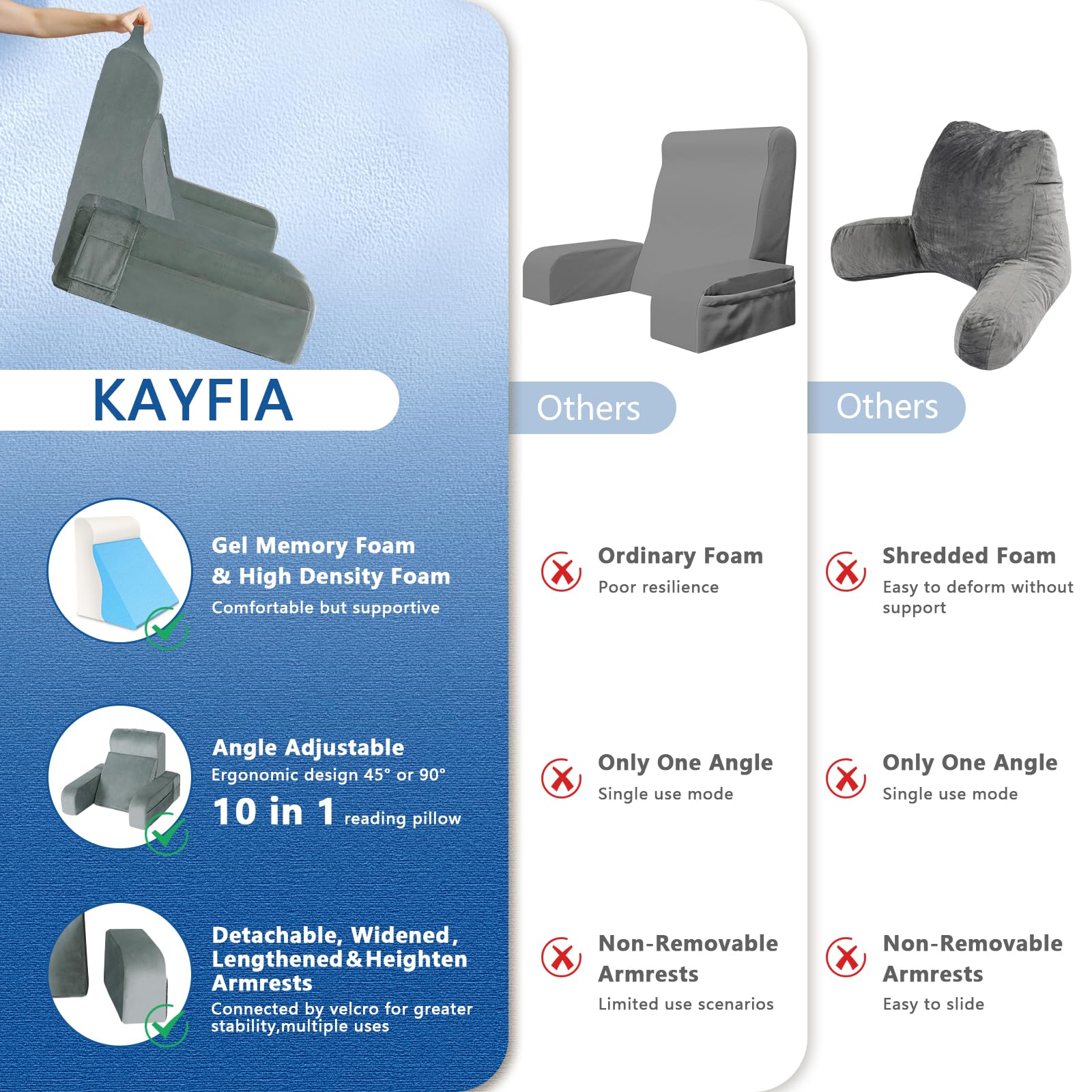 Kayfia funda de terciopelo suave para mayor confort.