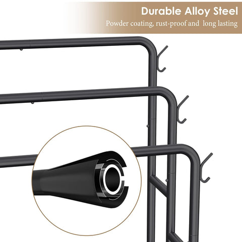 Kayfia perchero toallas montaje fácil sin taladro ni herramientas especiales.