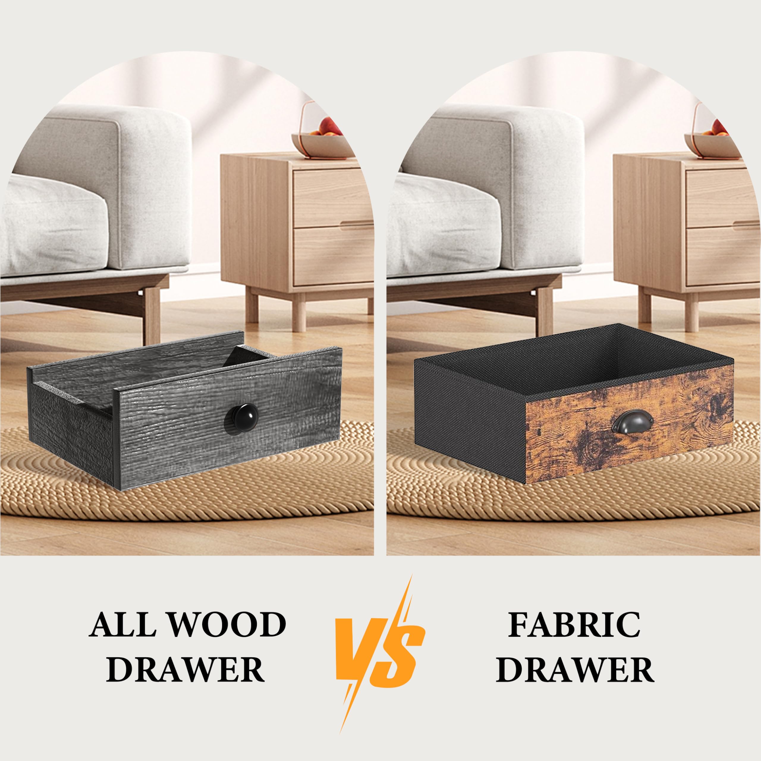 Keelian consola con dos cajones: organización eficiente para llaves y mandos.