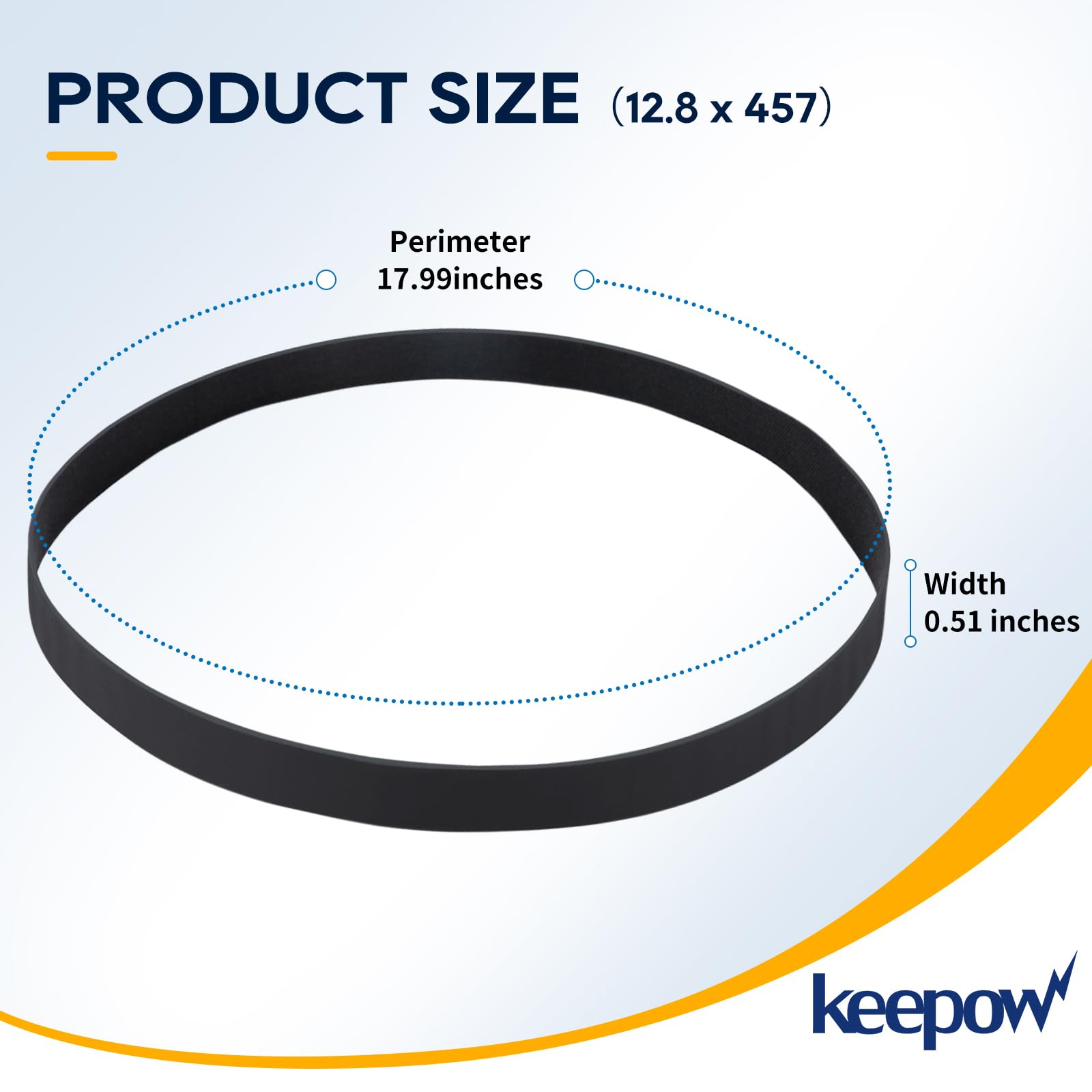 KEEPOW correa para Hoover 562289001, material de caucho duradero para fiabilidad.