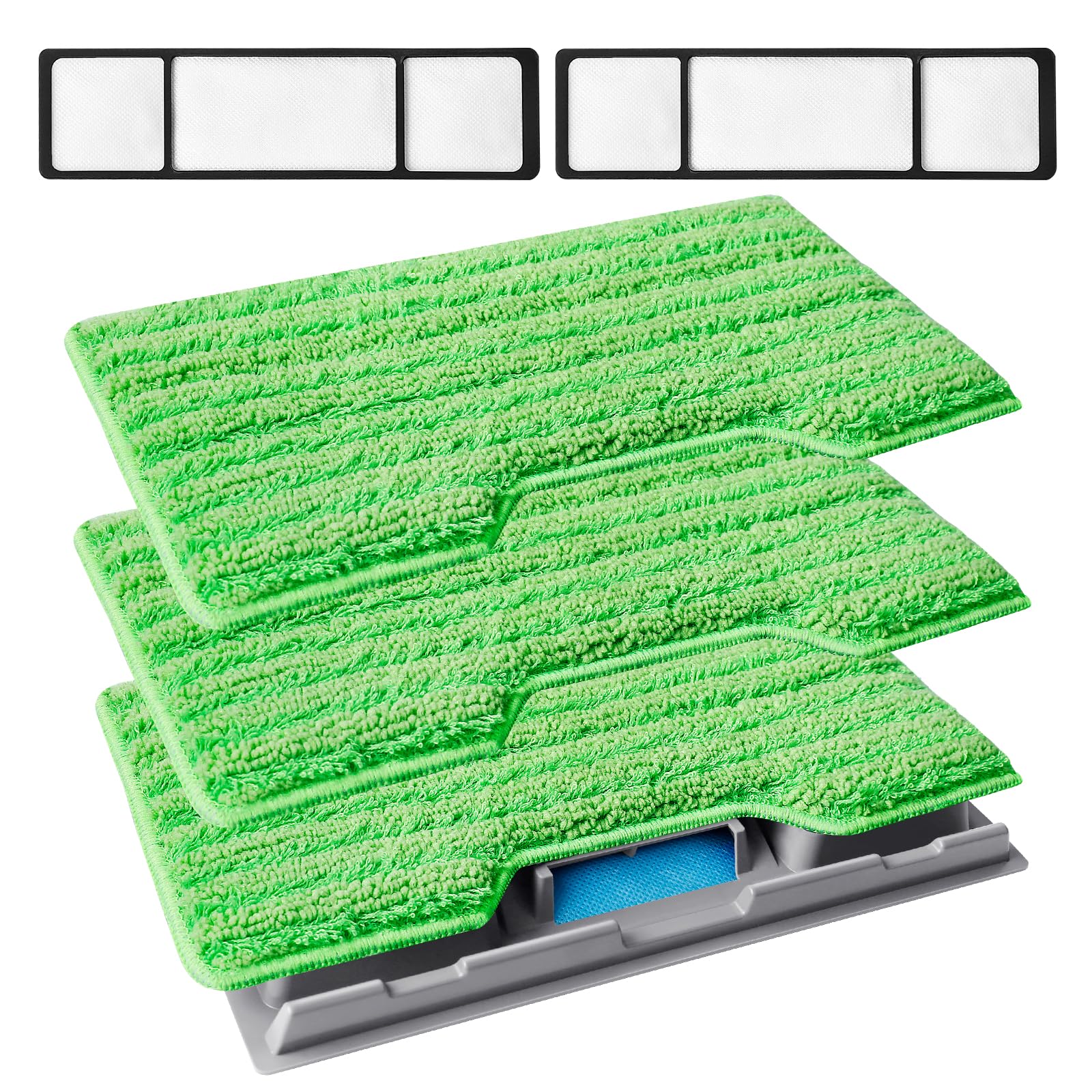 KEEPOW pads reutilizables para mop, kit de recambios para uso prolongado.