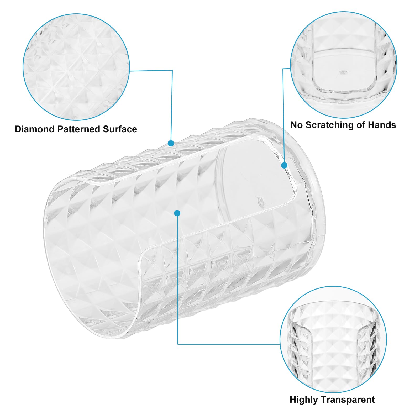 KIMERSE porta vasos ergonómico en forma de U para tomar y reemplazar vasos.