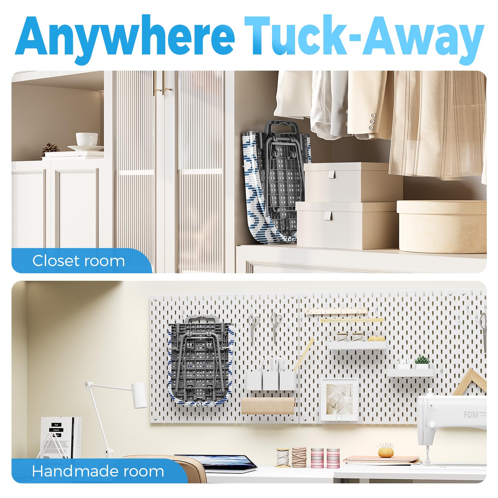 KINGBOARD cubierta extragruesa protege telas del calor durante el planchado.