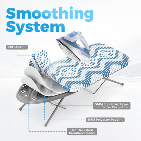 KINGBOARD plancha plegable para guardar en espacios reducidos.