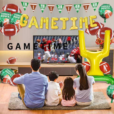 Kit de decoraciones futbol regalo perfecto para aficionados y fiestas tematicas.