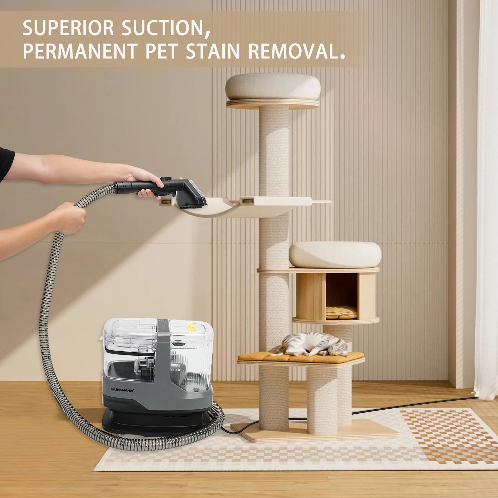 Klinsmann limpiador para esquinas con cepillo compacto