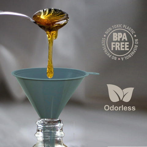 KongNai embudo de cocina tamaño pequeño para frascos estrechos