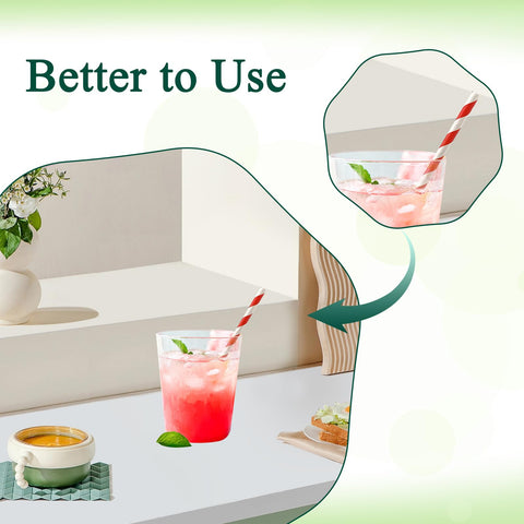 Pajitas KTOJOY para cafe y soda, versátiles para bebidas.