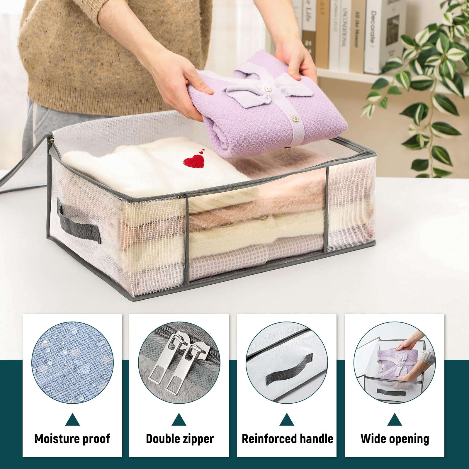 LANDNEOO soluciones de almacenamiento para dormitorio mantienen orden y espacio.