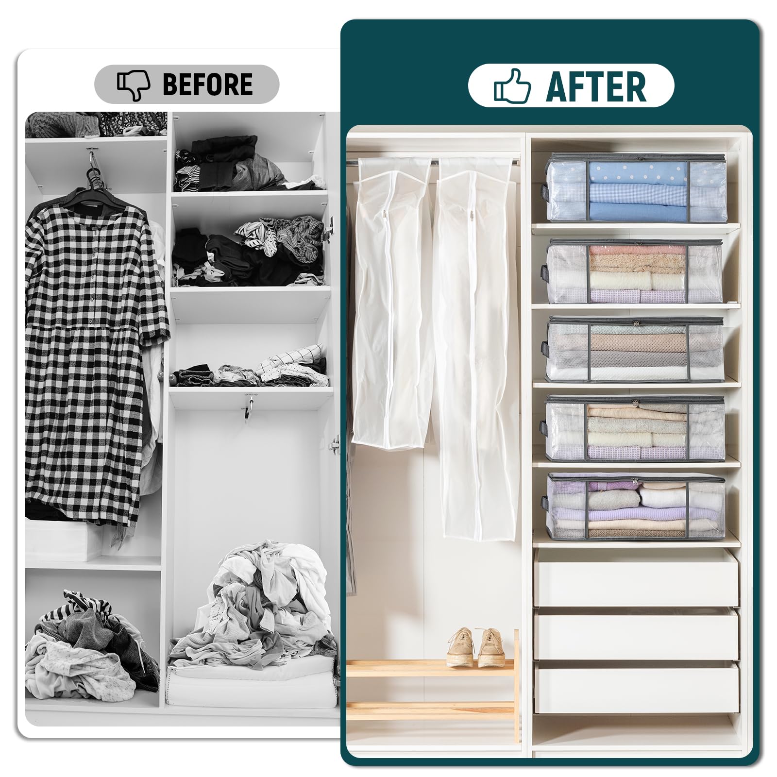 LANDNEOO bolsas para mudanza plegables facilitan traslado ligero.