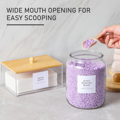 LANDNEOO cucharas de bambú útiles para medir.