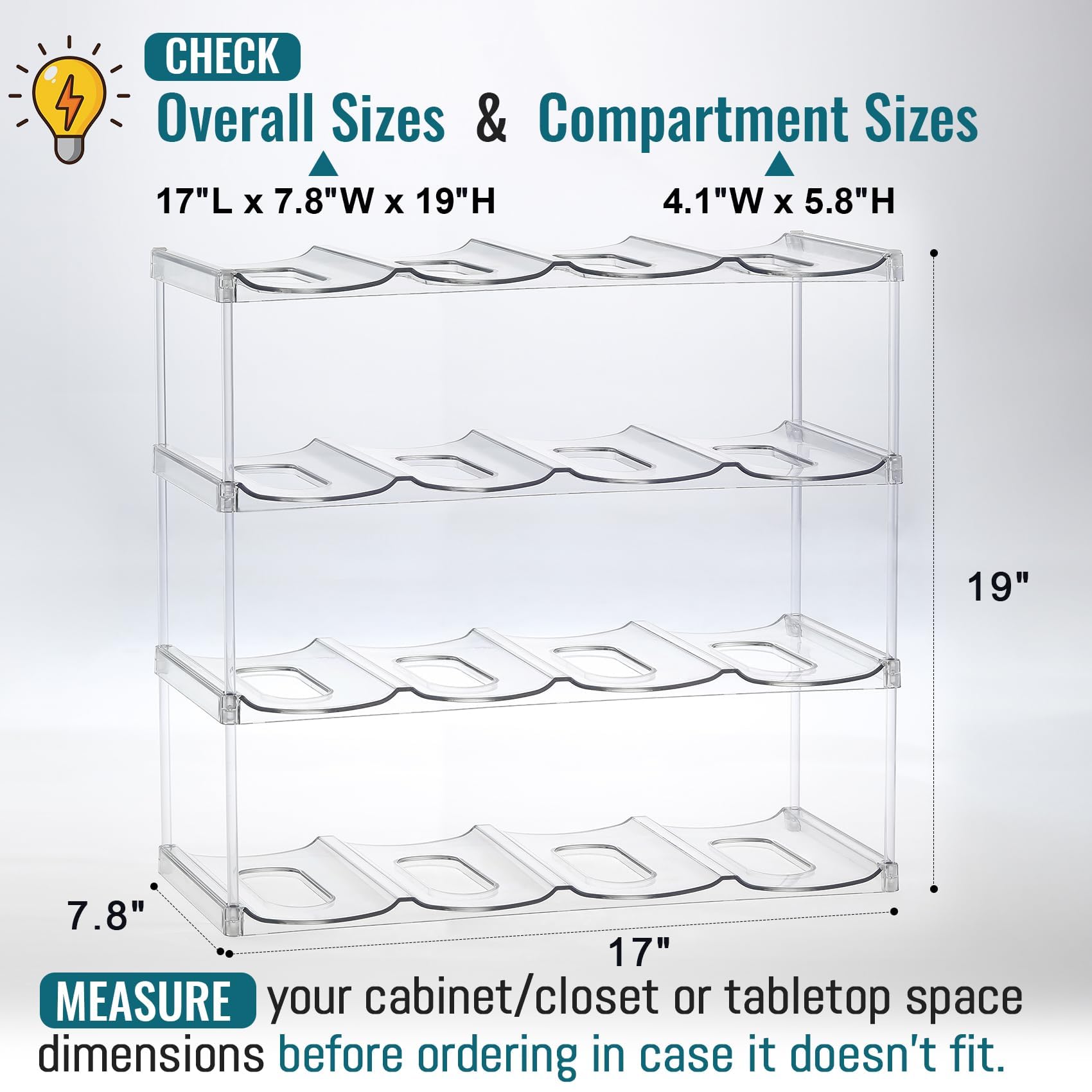 LANDNEOO uso general organizador ideal para cocina u oficina