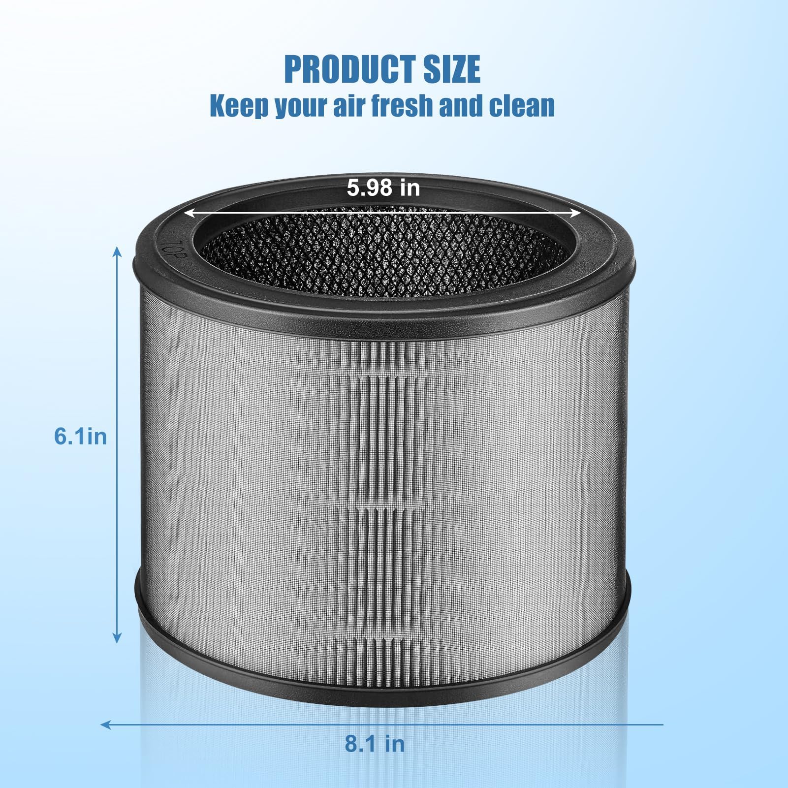 Filtro de carbón activado Lichelete A230 para neutralizar olores.