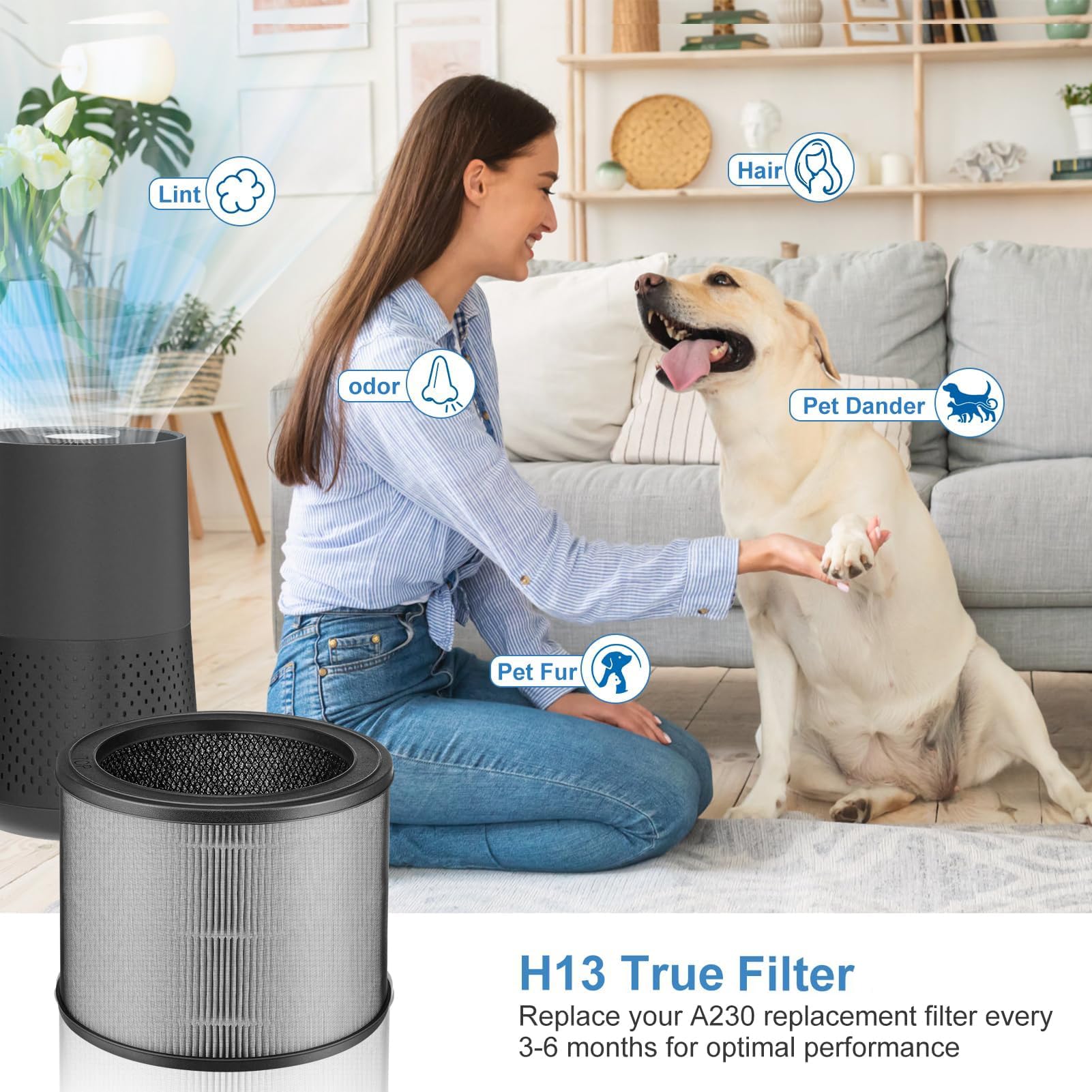 Instalación sin herramientas para A230: cambio rápido.