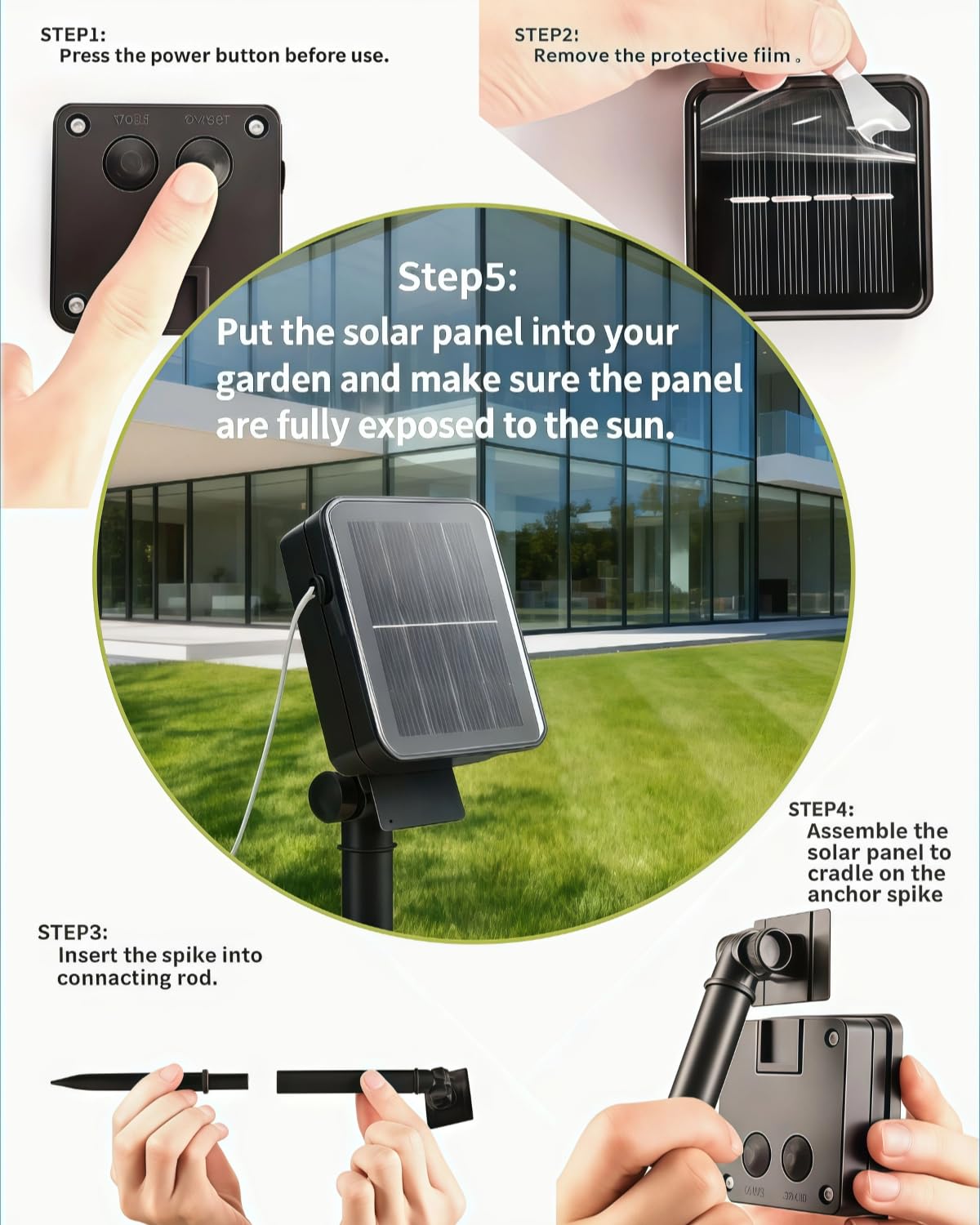 LightSeek cadena solar IP65, resistente a lluvia y polvo.