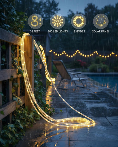 LightSeek cuerda 33 ft para uso interior o exterior.