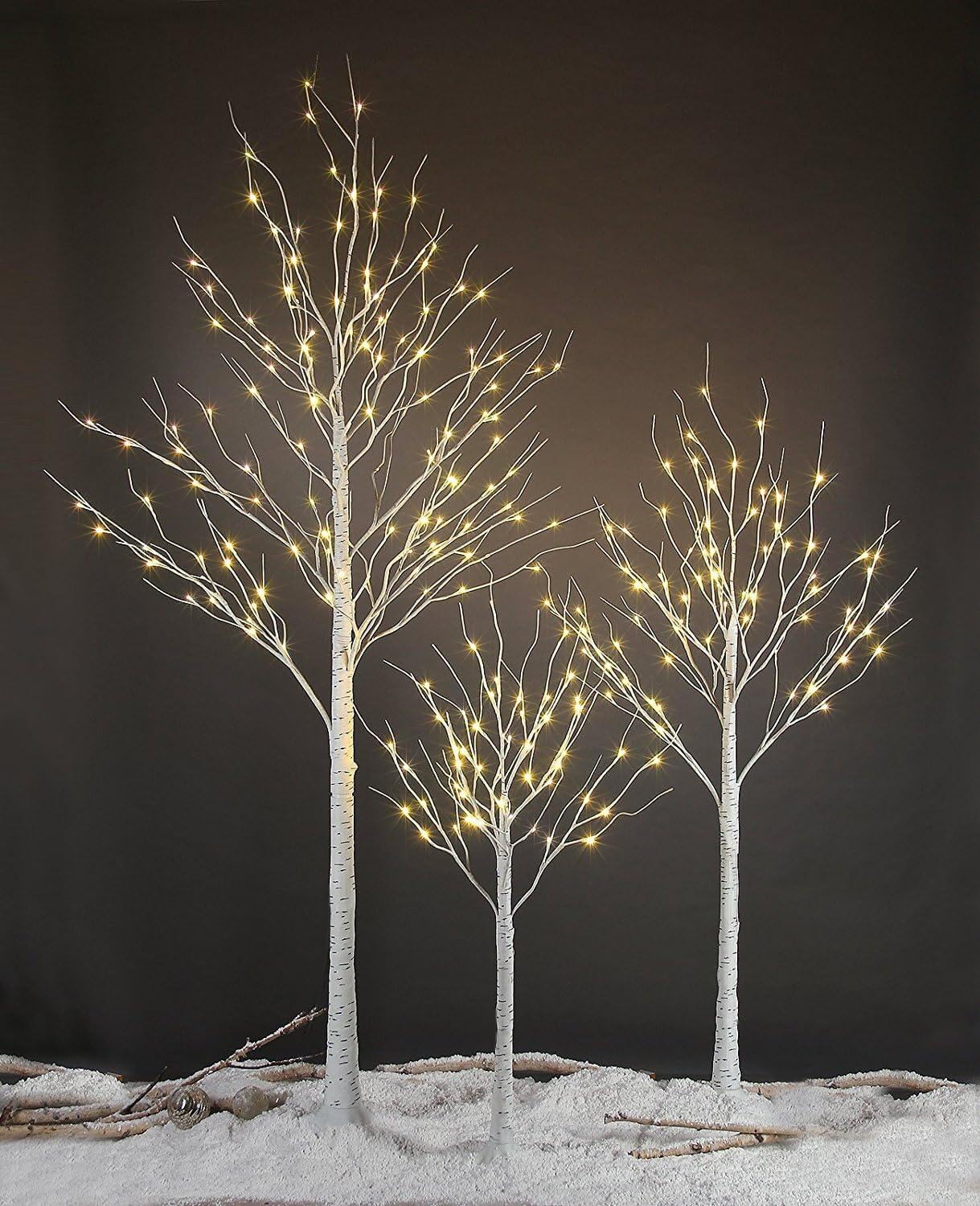LIGHTSHARE Arbol abedul ramas flexibles para dar forma deseada.