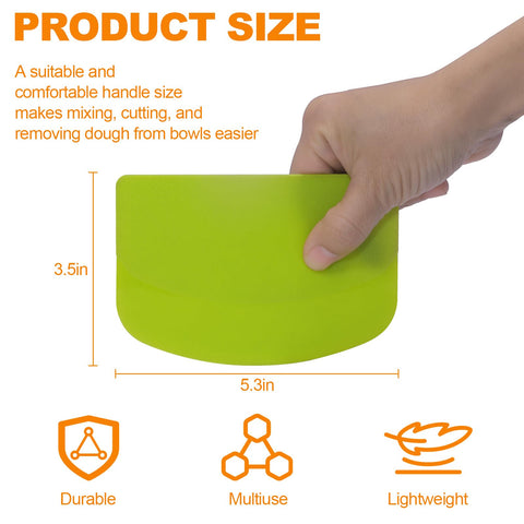 LKbeuuu espátula masa flexible para mezclar suavemente y raspar bordes.