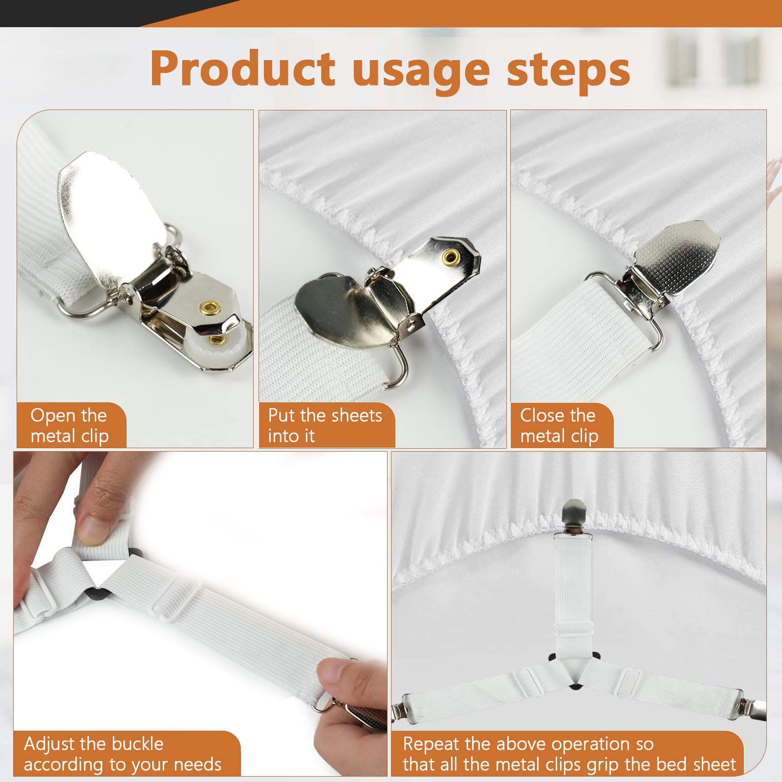 LKbeuuu sábana con acabado tipo hotel gracias a la tensión estable.