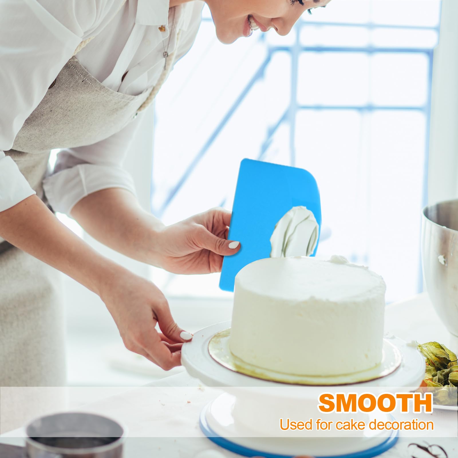 LKbeuuu uso-multiplo para mezclar, revestir y alisar masas.