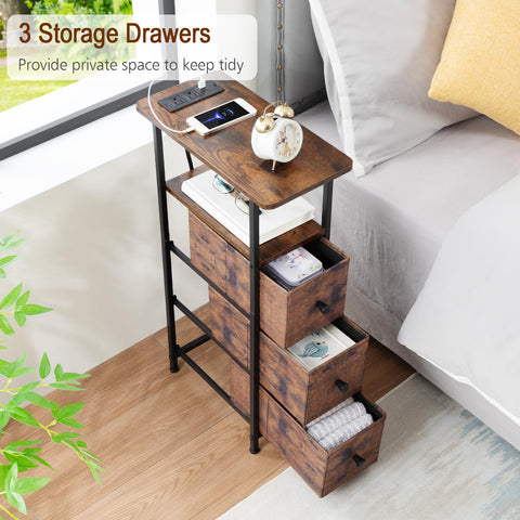 LOAKEKEL diseño compacto para rincones junto a sofá o cama