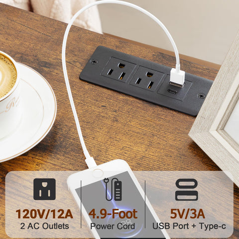 Base de metal estable de la mesita LOAKEKEL para espacios pequeños