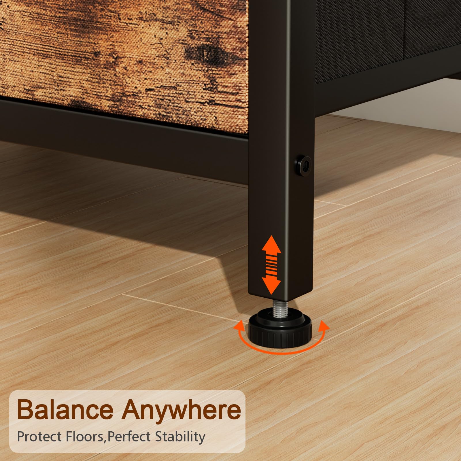 LOAKEKEL mesita de noche apta para dormitorio y sala de estar