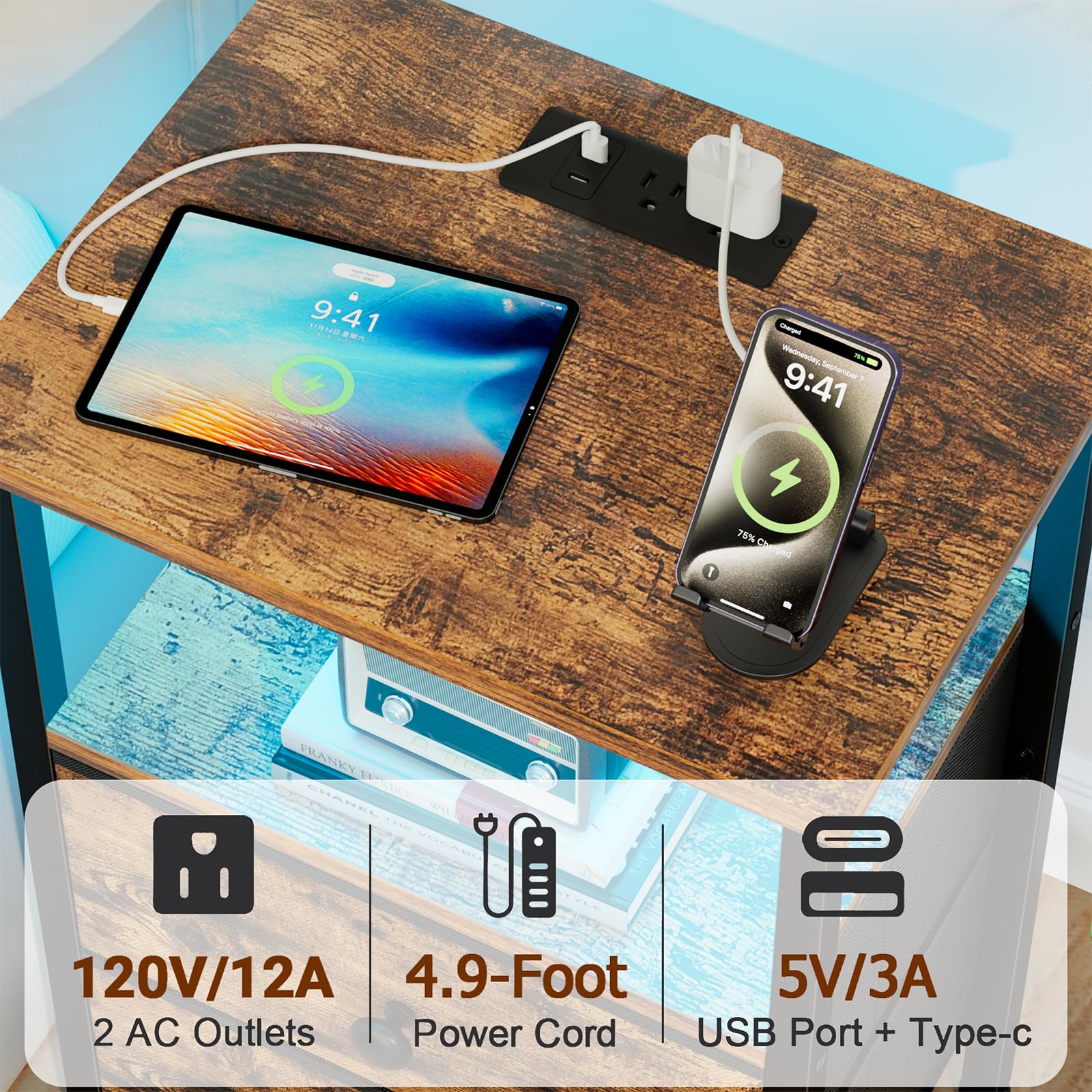 LOAKEKEL pies ajustables evitan tambaleo en suelos irregulares