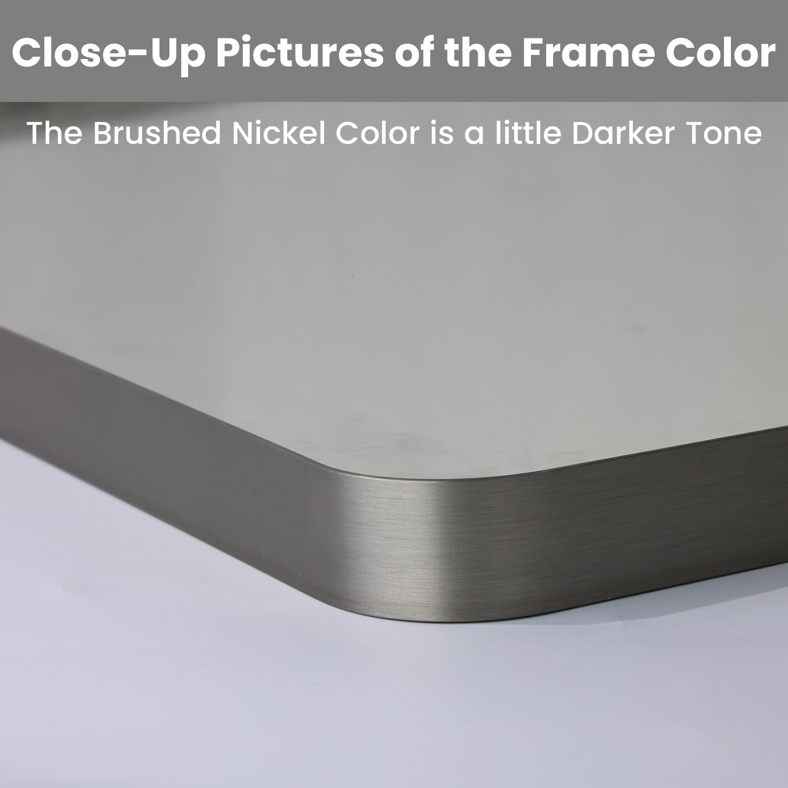 LOAAO espejo con vidrio de alta definición sin distorsión para reflejos nítidos