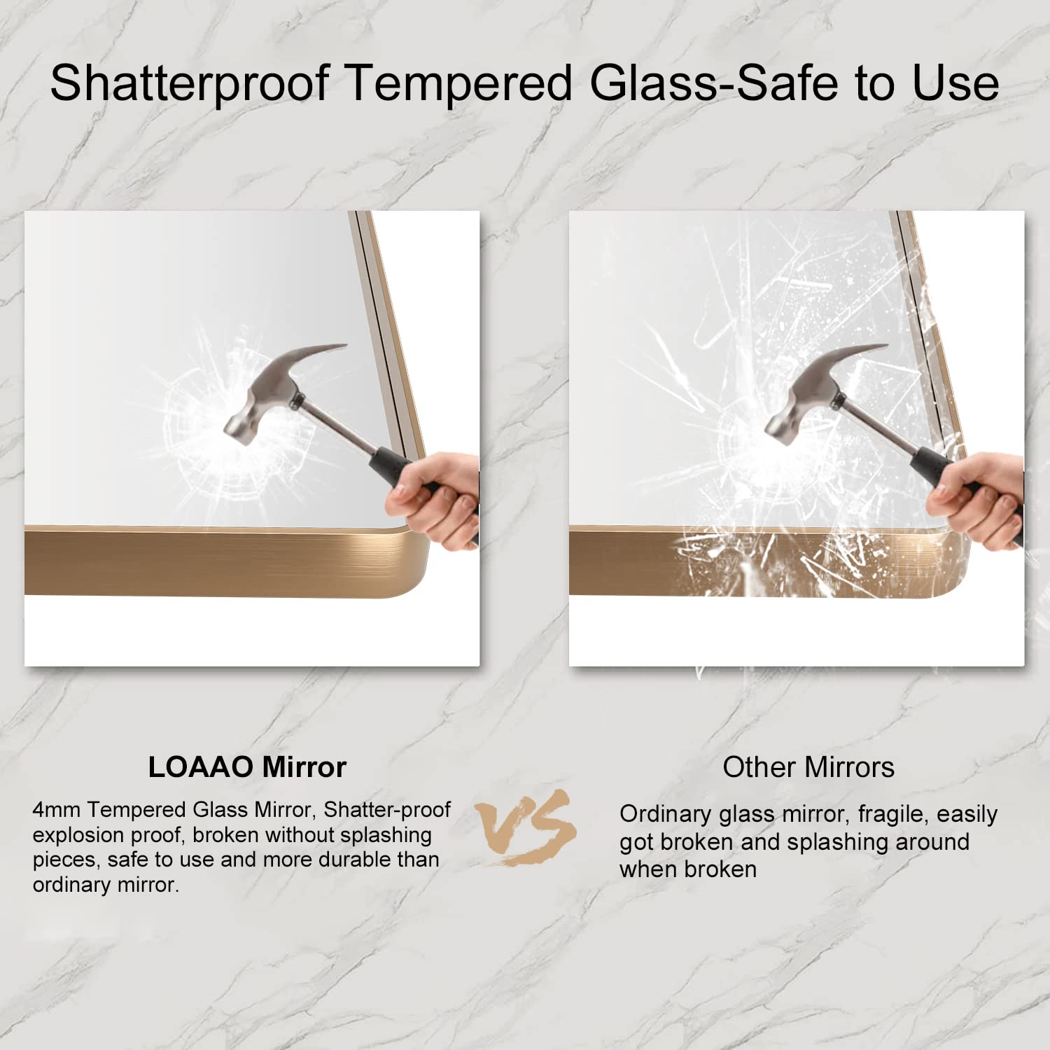 LOAAO diseño contemporáneo con acabado dorado moderno.