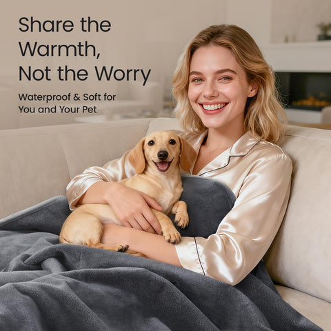 LOOBANI manta 40x60, tamaño ideal para sofá o asiento único